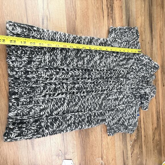 Mudd Loose Cable Knit Cap Sleeve Slim Cable Knit Cowl Sweater, M - Picture 4 of 5